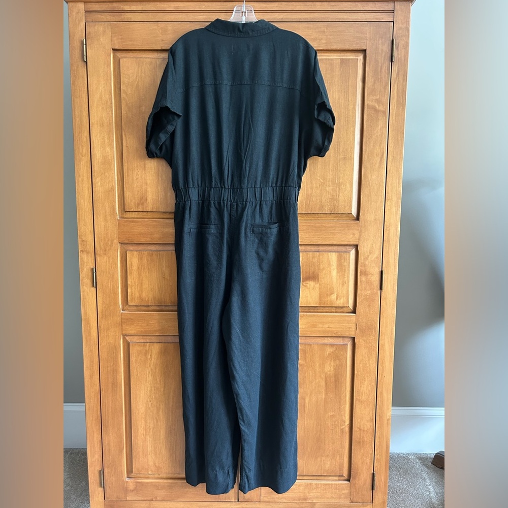 Universal Thread Black Button-Front Jumpsuit - Picture 4 of 4